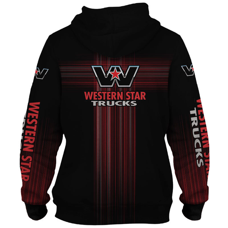 Western Star Tshirt, sweatshirt, Polo, Hawaiian, Hoodie 3D Apparel Full Printing Custom Name