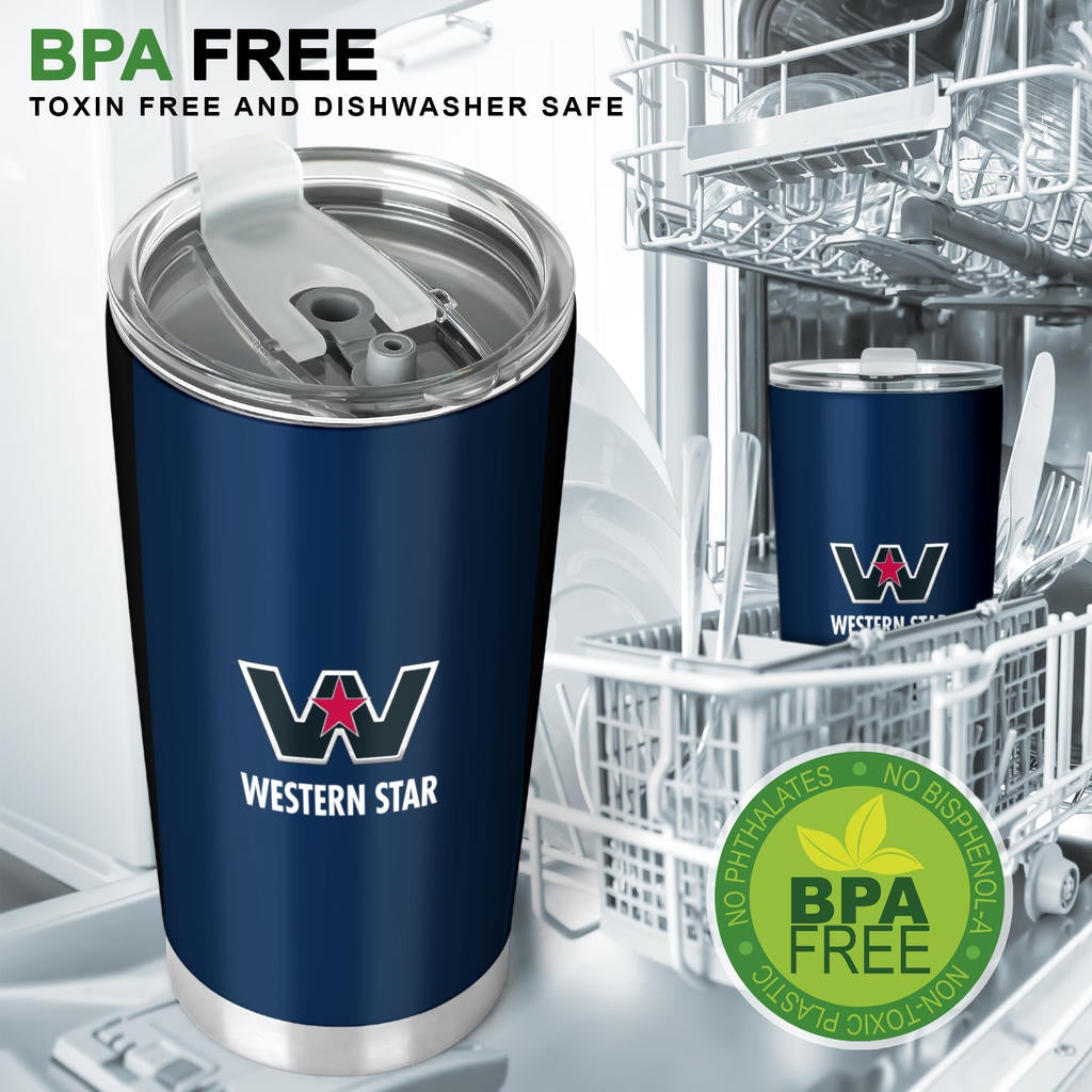 Western Star Tumbler Blue