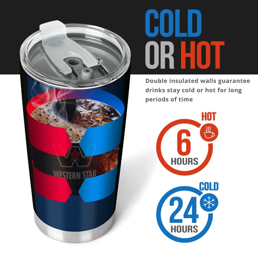 Western Star Tumbler Blue