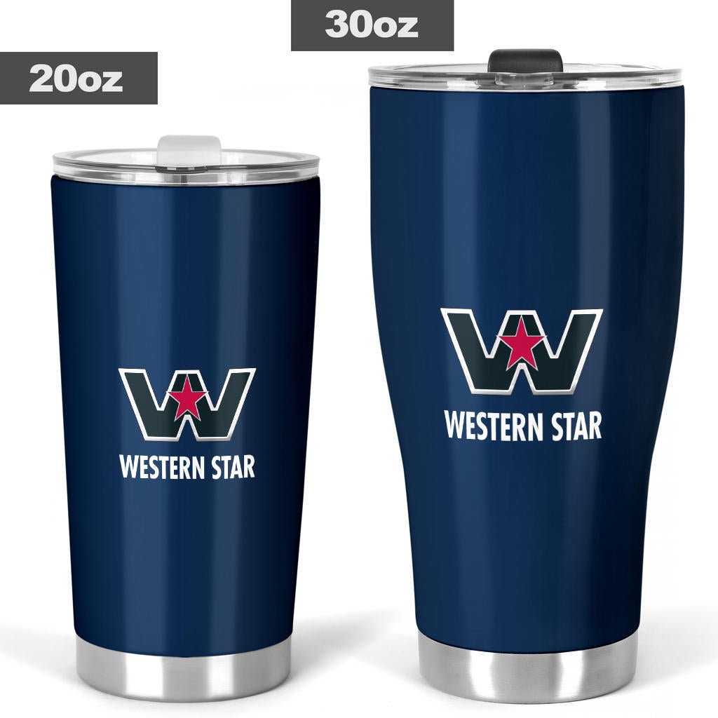 Western Star Tumbler Blue