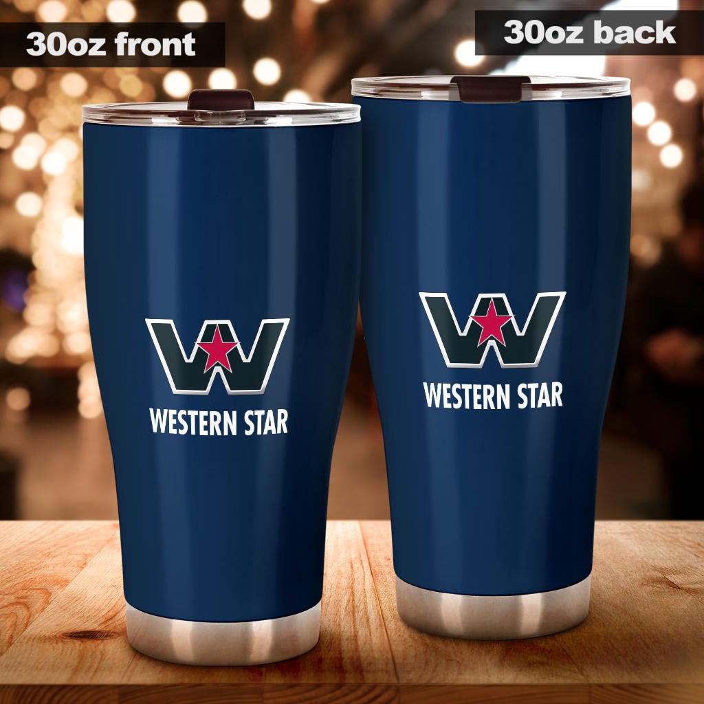 Western Star Tumbler Blue