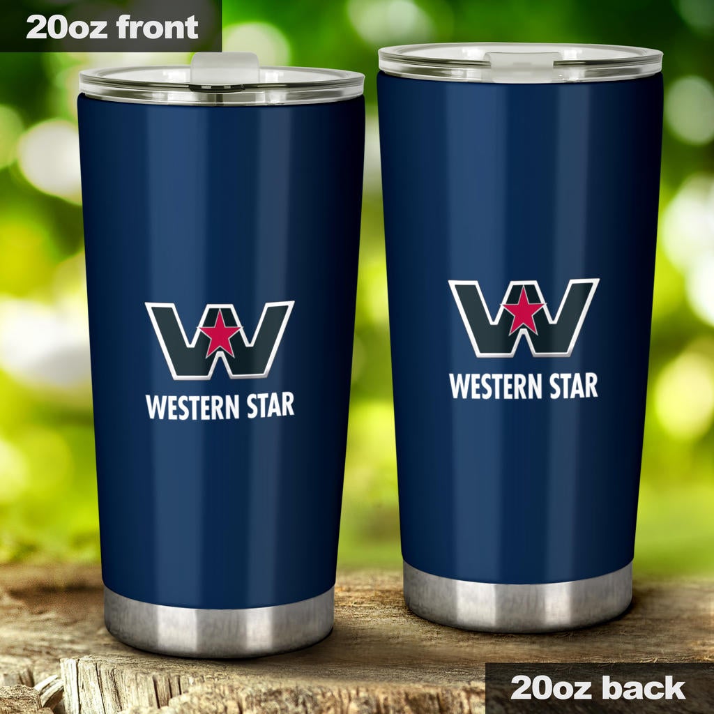 Western Star Tumbler Blue