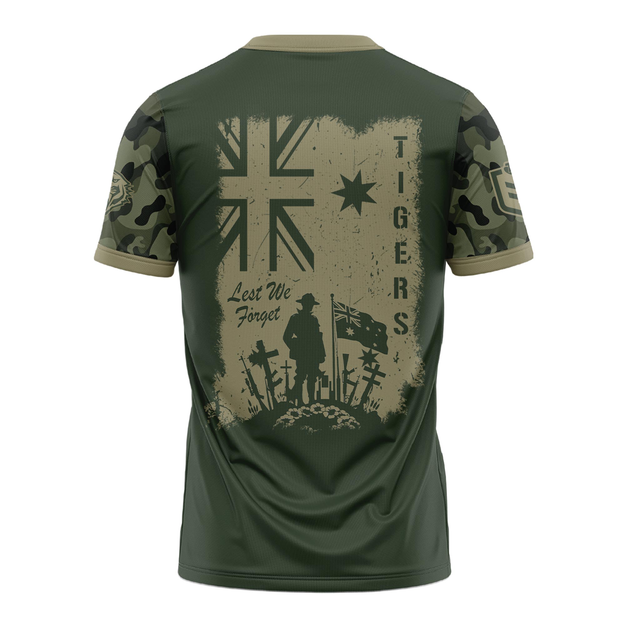 Wests Tigers x Anzac Day Tshirt 2025