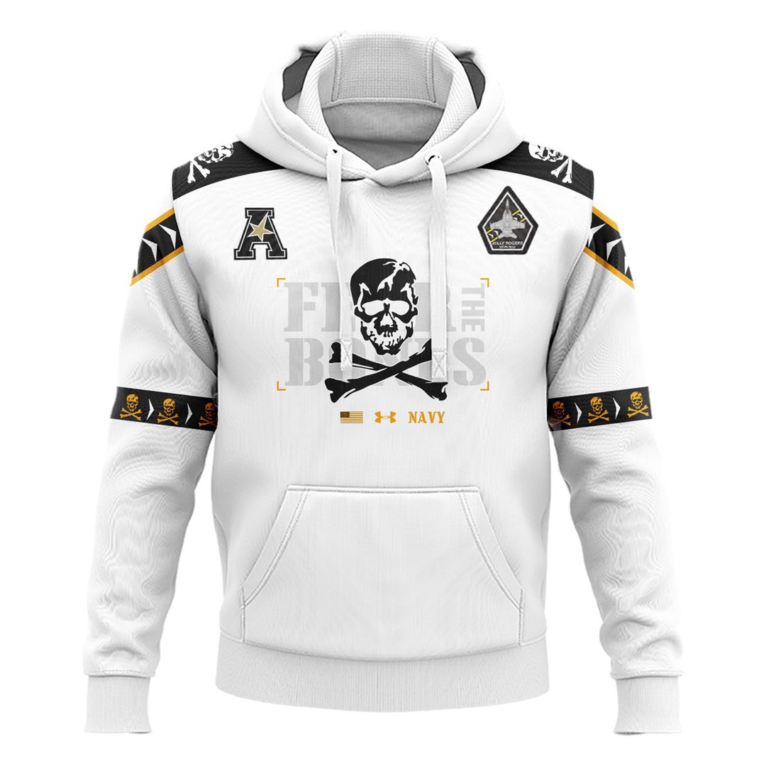 White Navy Midshipmen 2024 Rivalry Hoodie