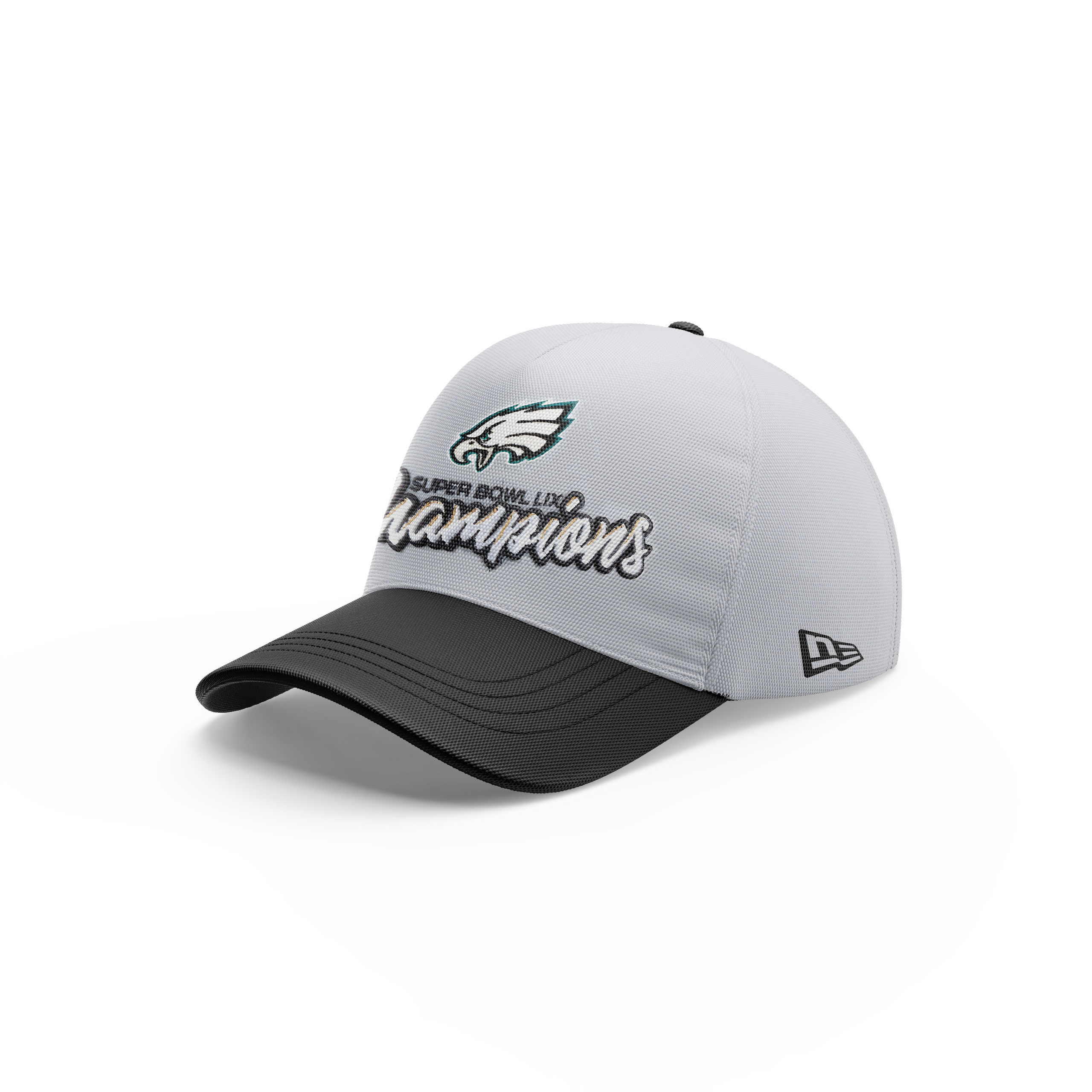 White Philadelphia Eagles 2025 Super Bowl Champions Premium Pullover Hoodie