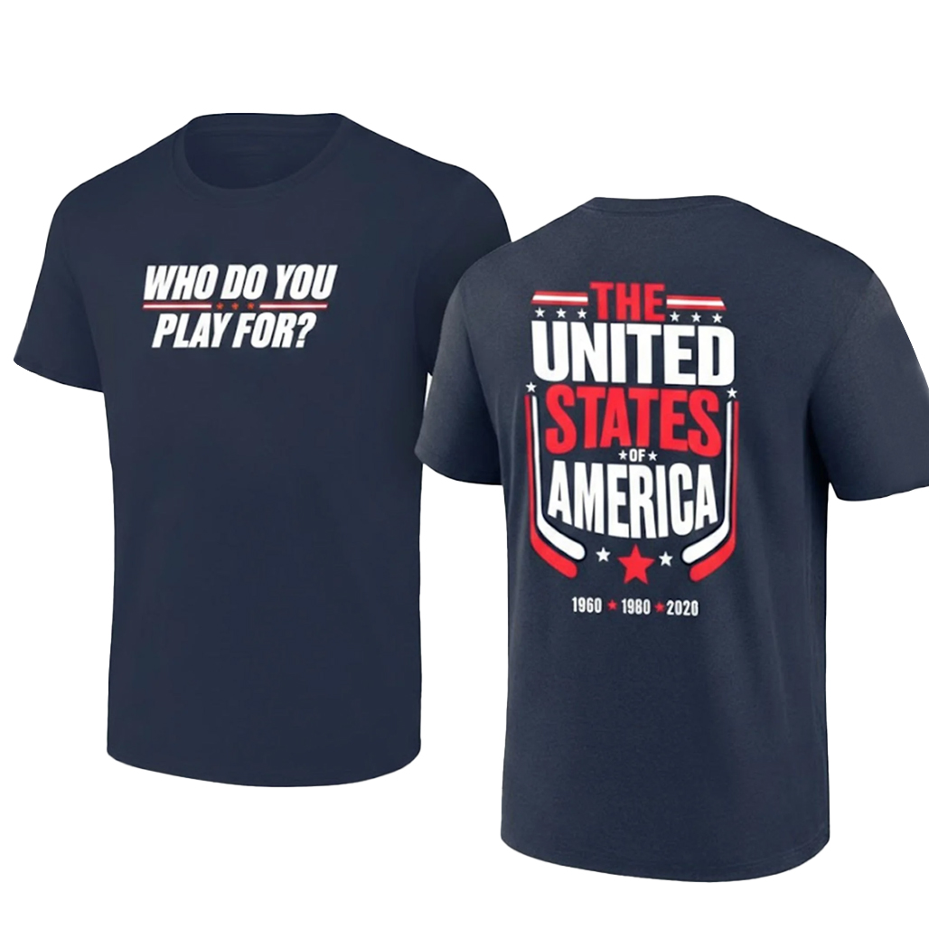 Who Do You Play For? The United States Of America T-Shirt