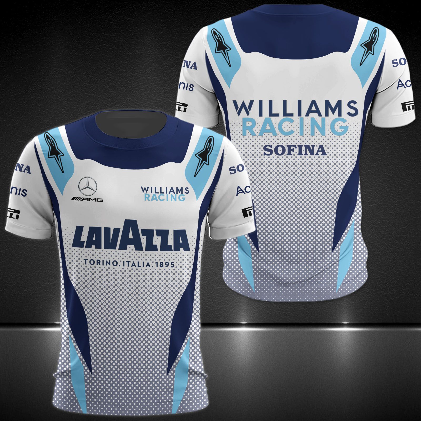 Williams Racing Printing T-Shirt, Polo, Hoodie, Zip, Bomber 9126