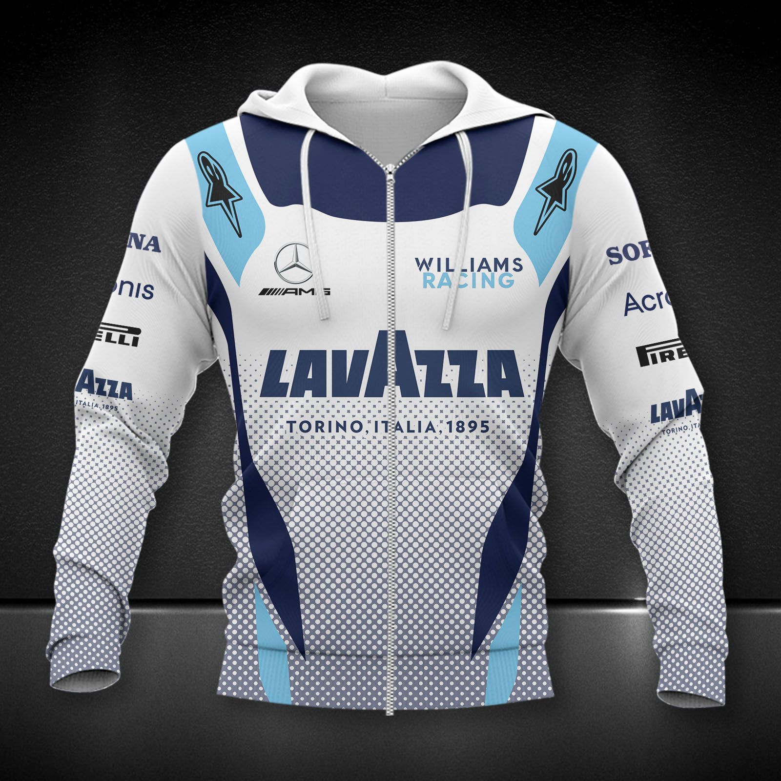 Williams Racing Printing T-Shirt, Polo, Hoodie, Zip, Bomber 9126