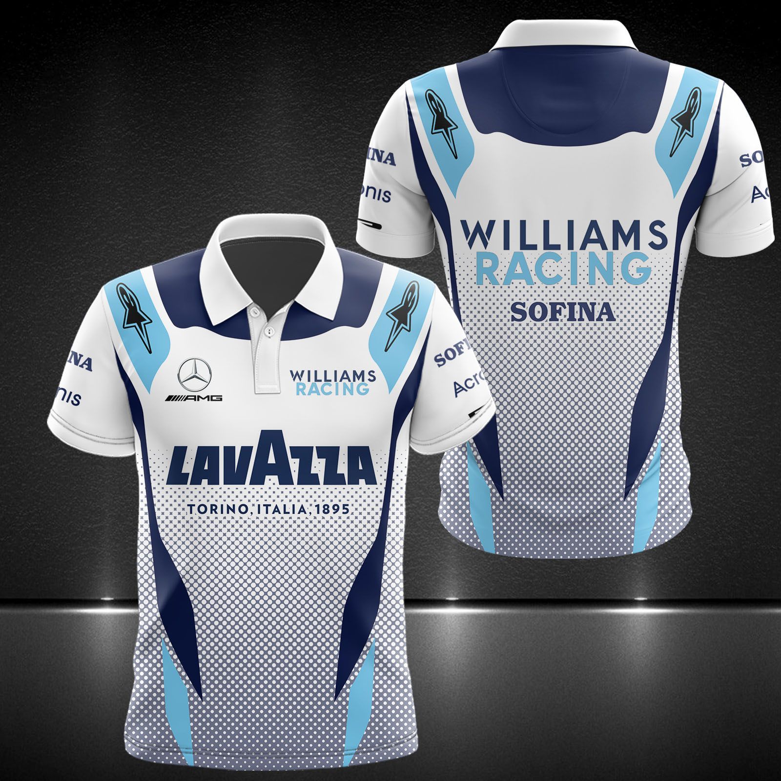 Williams Racing Printing T-Shirt, Polo, Hoodie, Zip, Bomber 9126