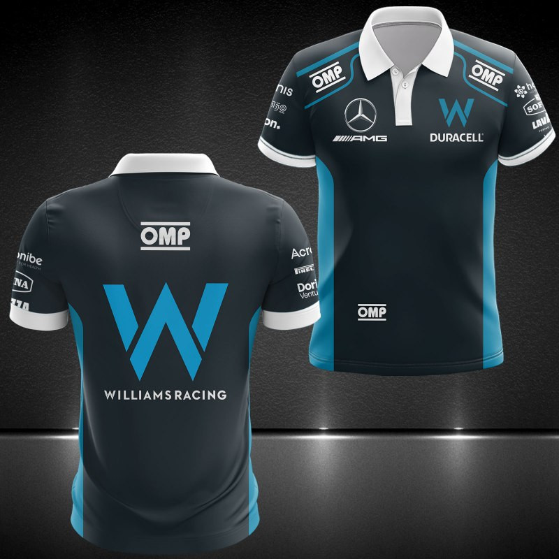 Williams Racing Printing T-Shirt, Polo, Hoodie, Zip, Bomber 9694
