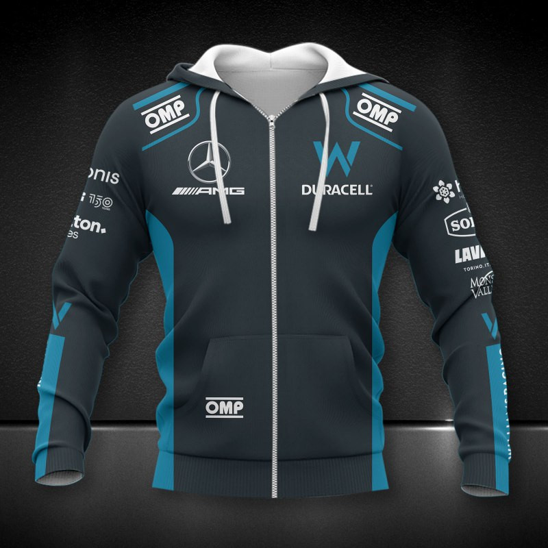 Williams Racing Printing T-Shirt, Polo, Hoodie, Zip, Bomber 9694