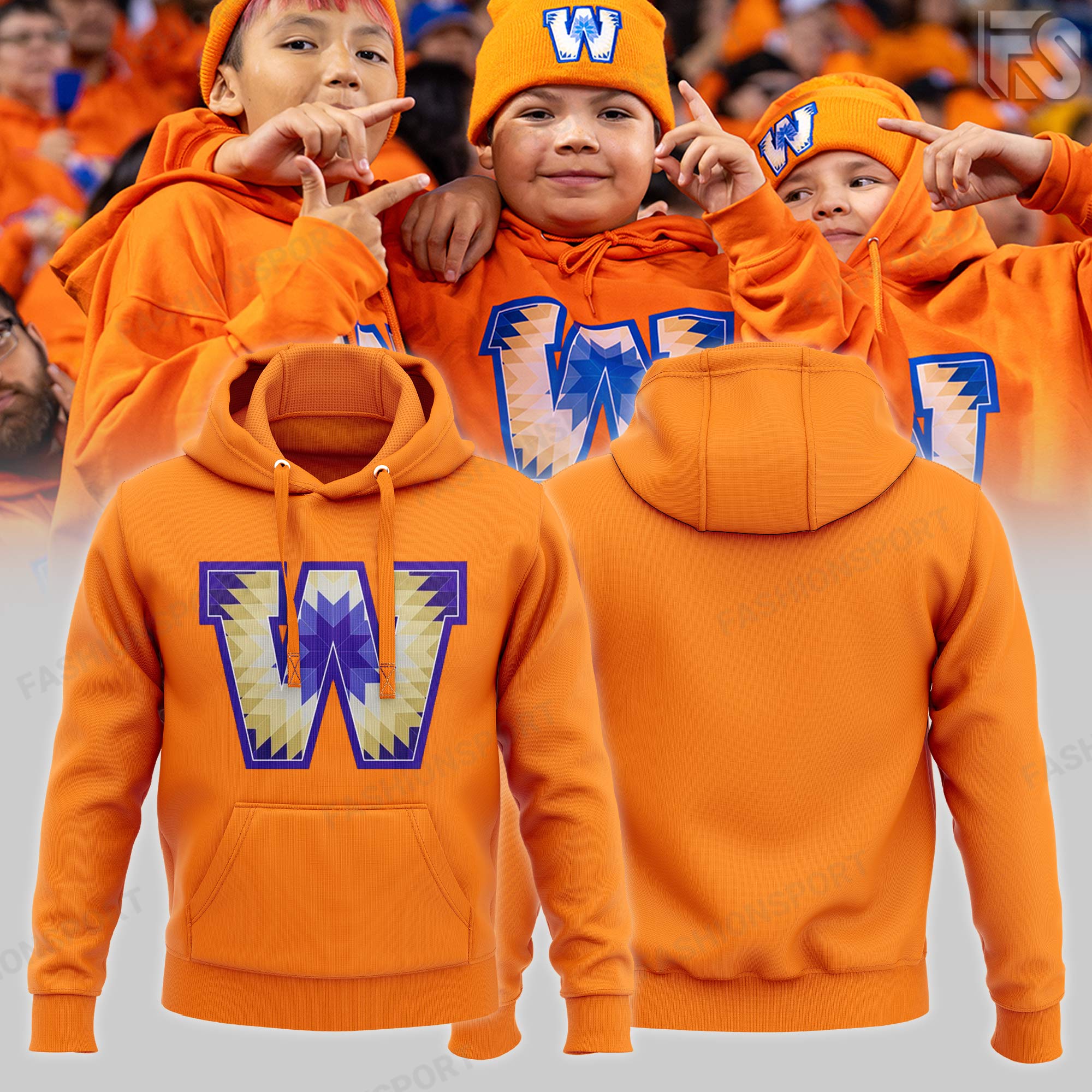 Winnipeg Blue Heavy Hoodie