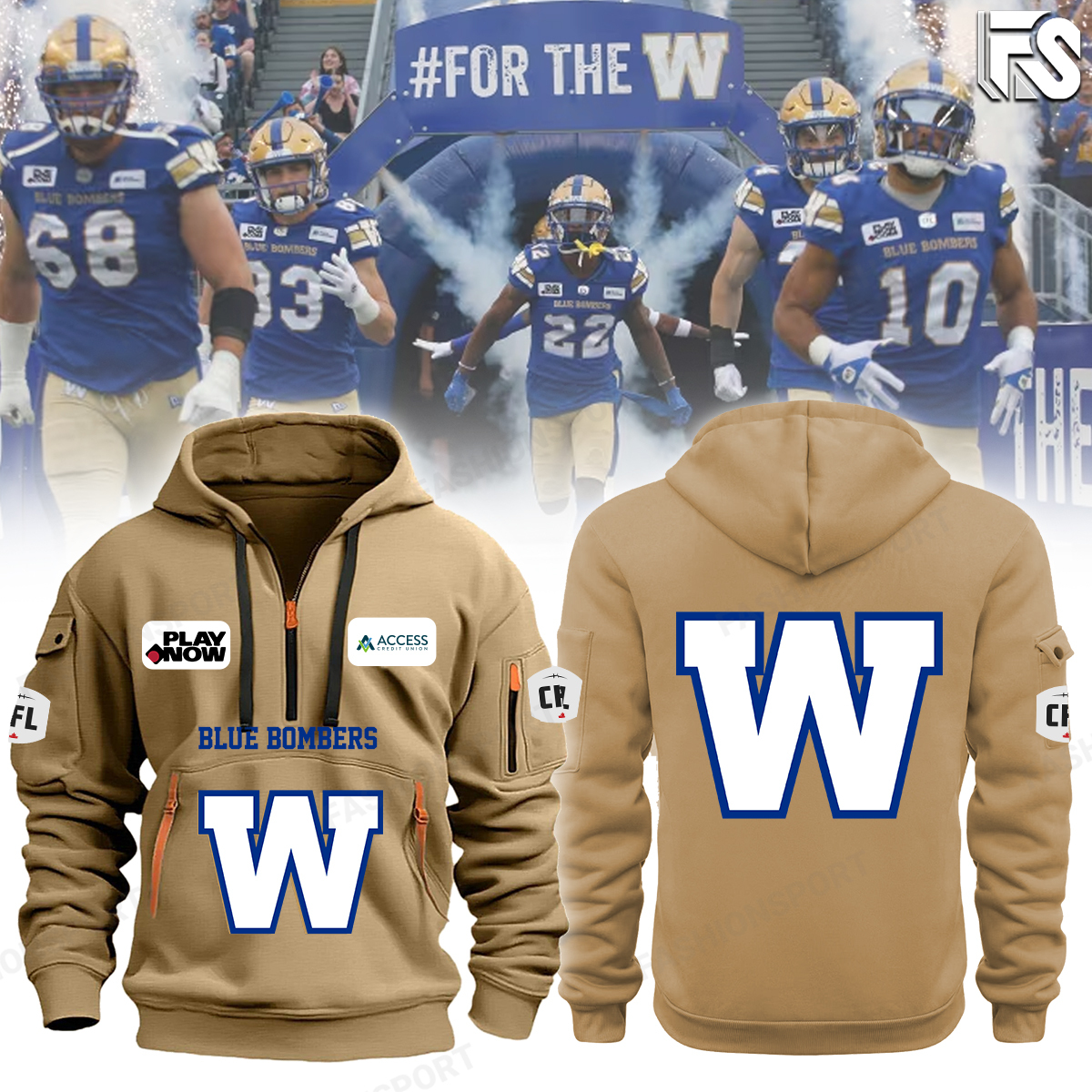 Winnipeg Blue Heavy Hoodie