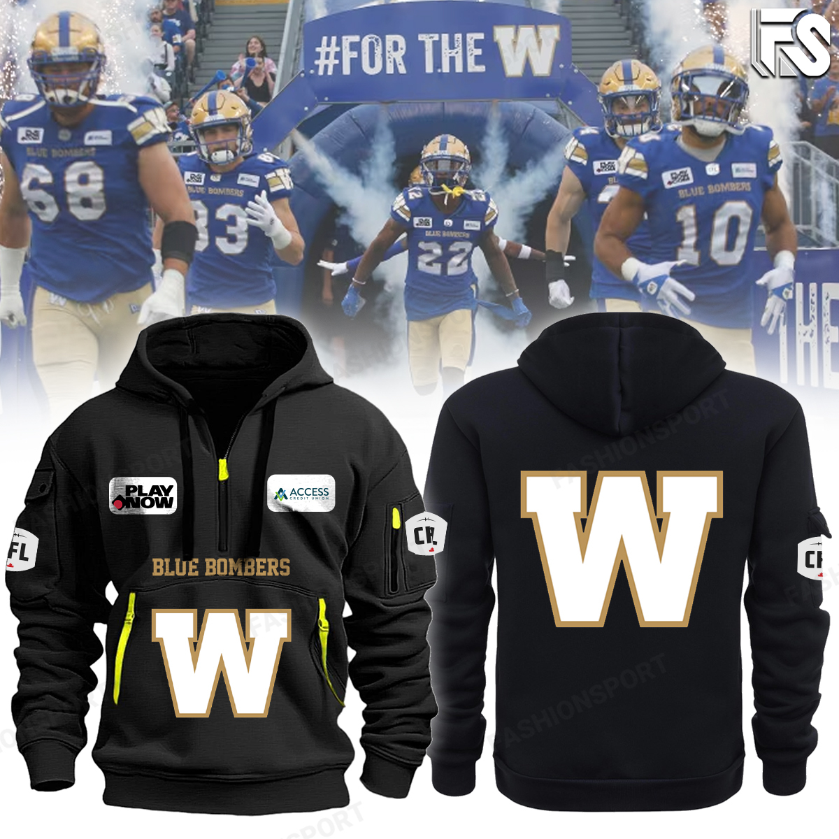 Winnipeg Blue Heavy Hoodie