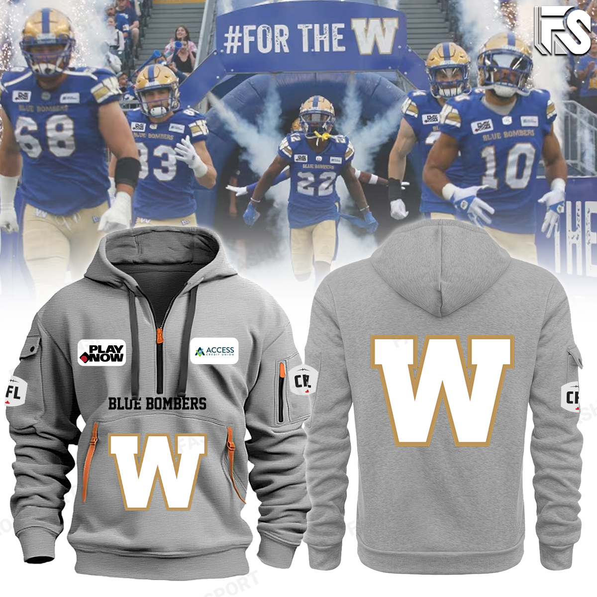 Winnipeg Blue Heavy Hoodie