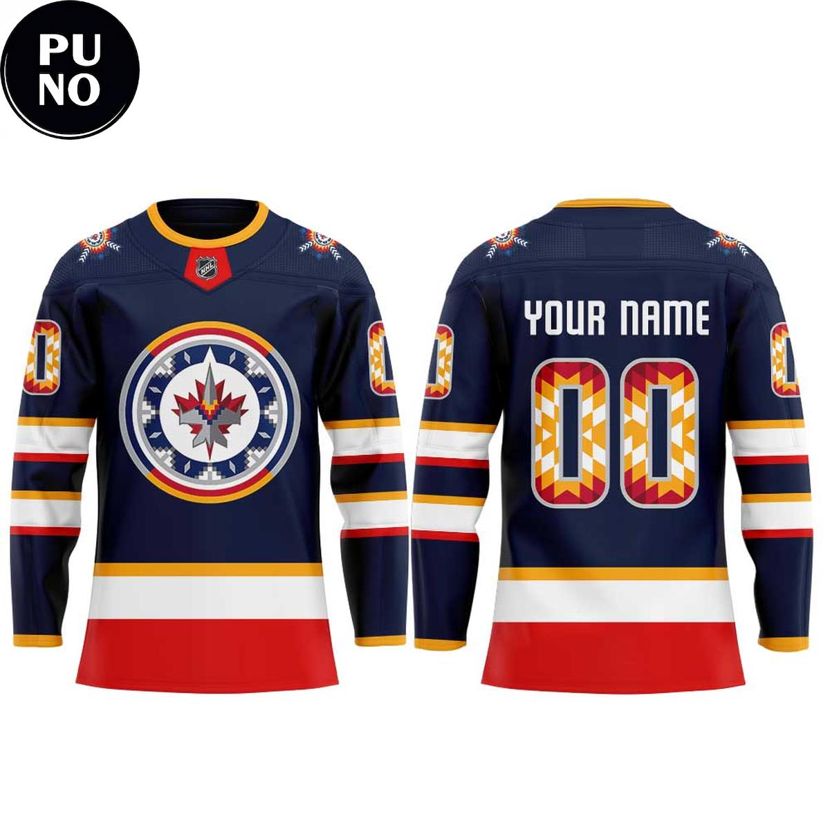 Winnipeg Jets Wasacnews Night 2026 Personalized Hockey Jersey