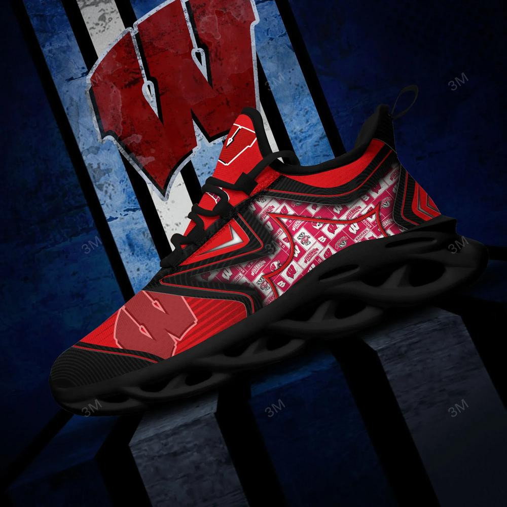 Wisconsin Badgers Max Soul Clunky Shoes
