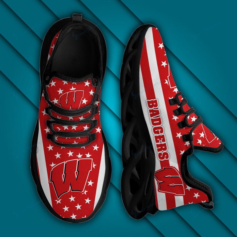 Wisconsin Badgers YZ Running Sneakers