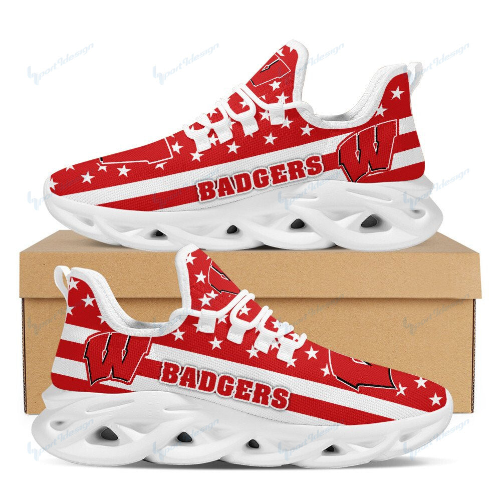 Wisconsin Badgers YZ Running Sneakers