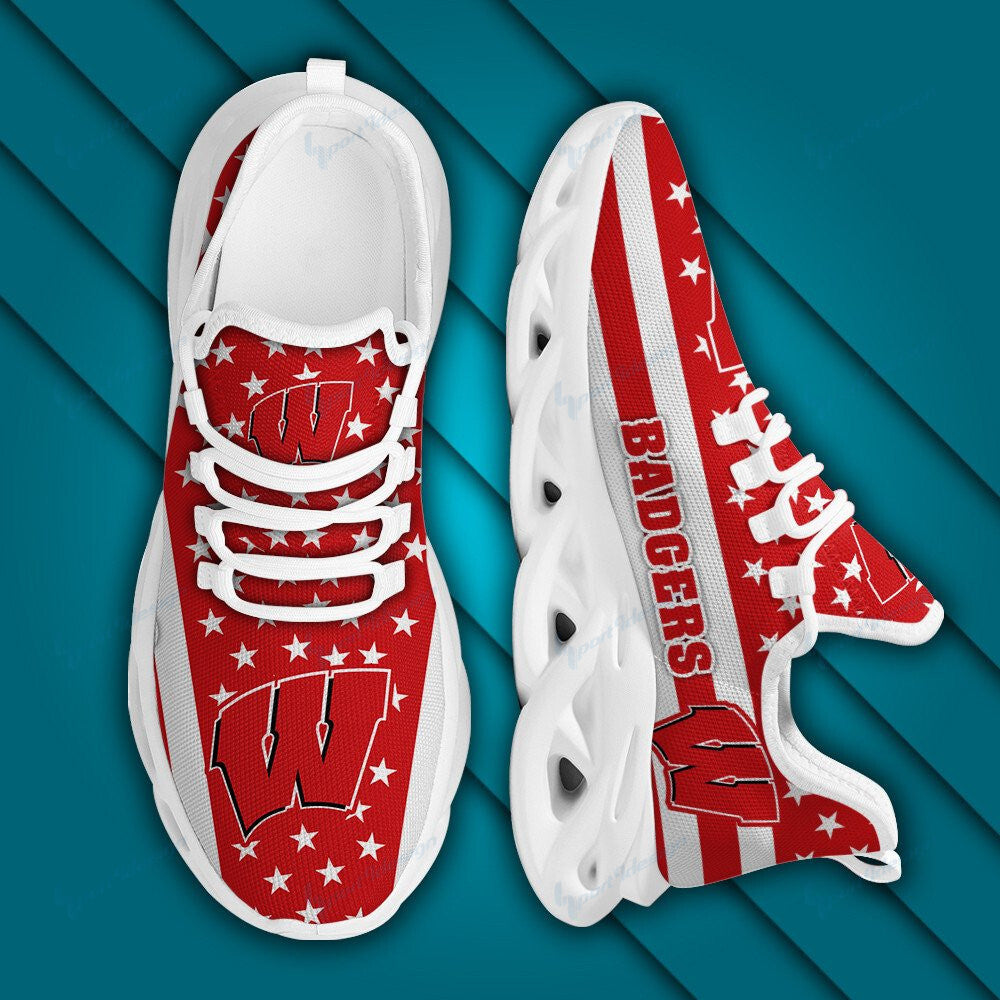 Wisconsin Badgers YZ Running Sneakers