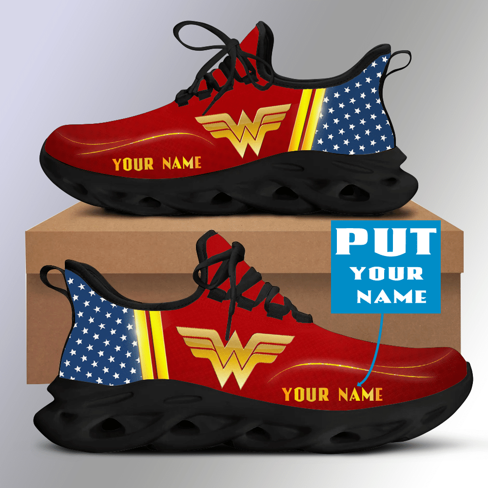 Wonder Woman Custom Name OW Shoes - v2