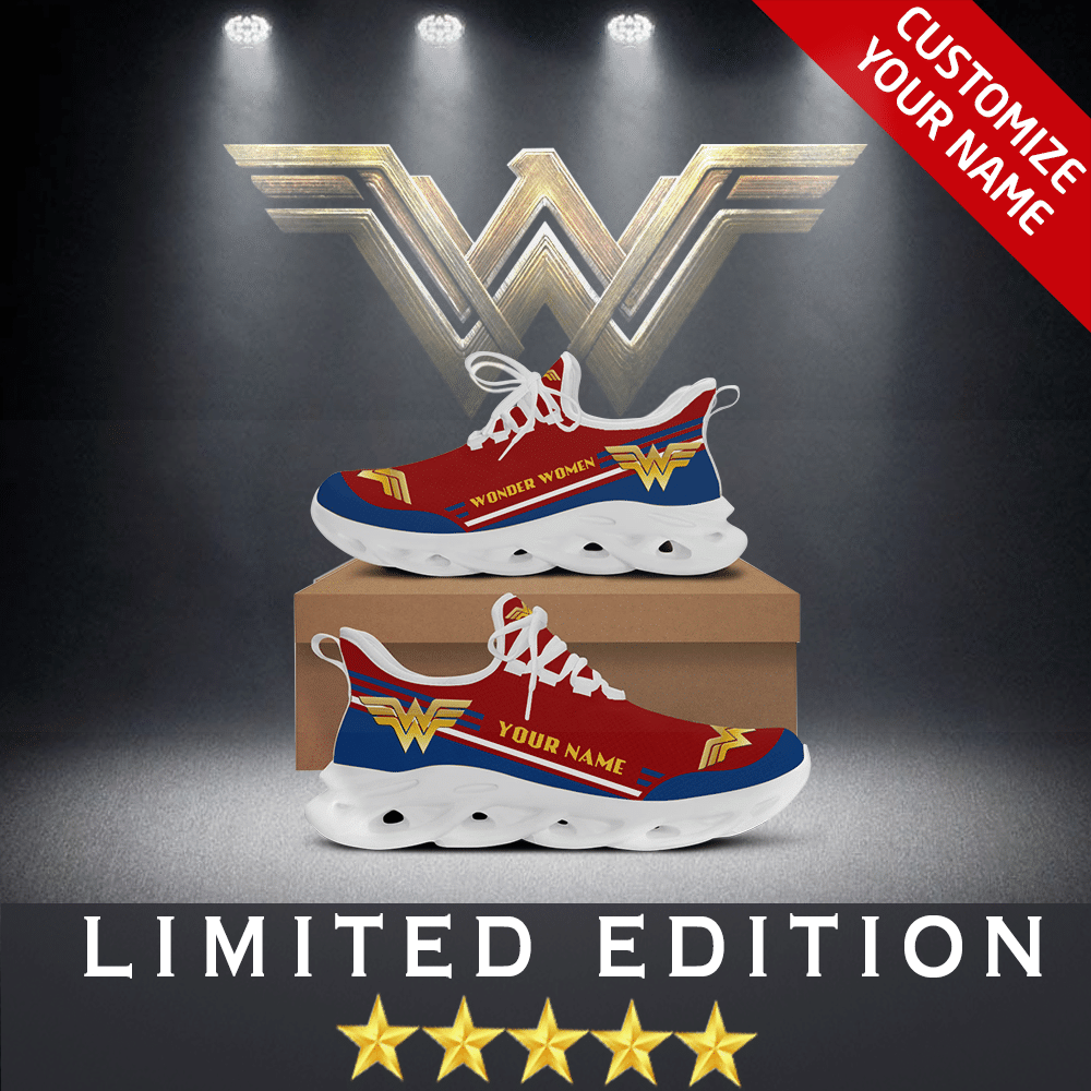Wonder Woman Custom Name OW Shoes - v3