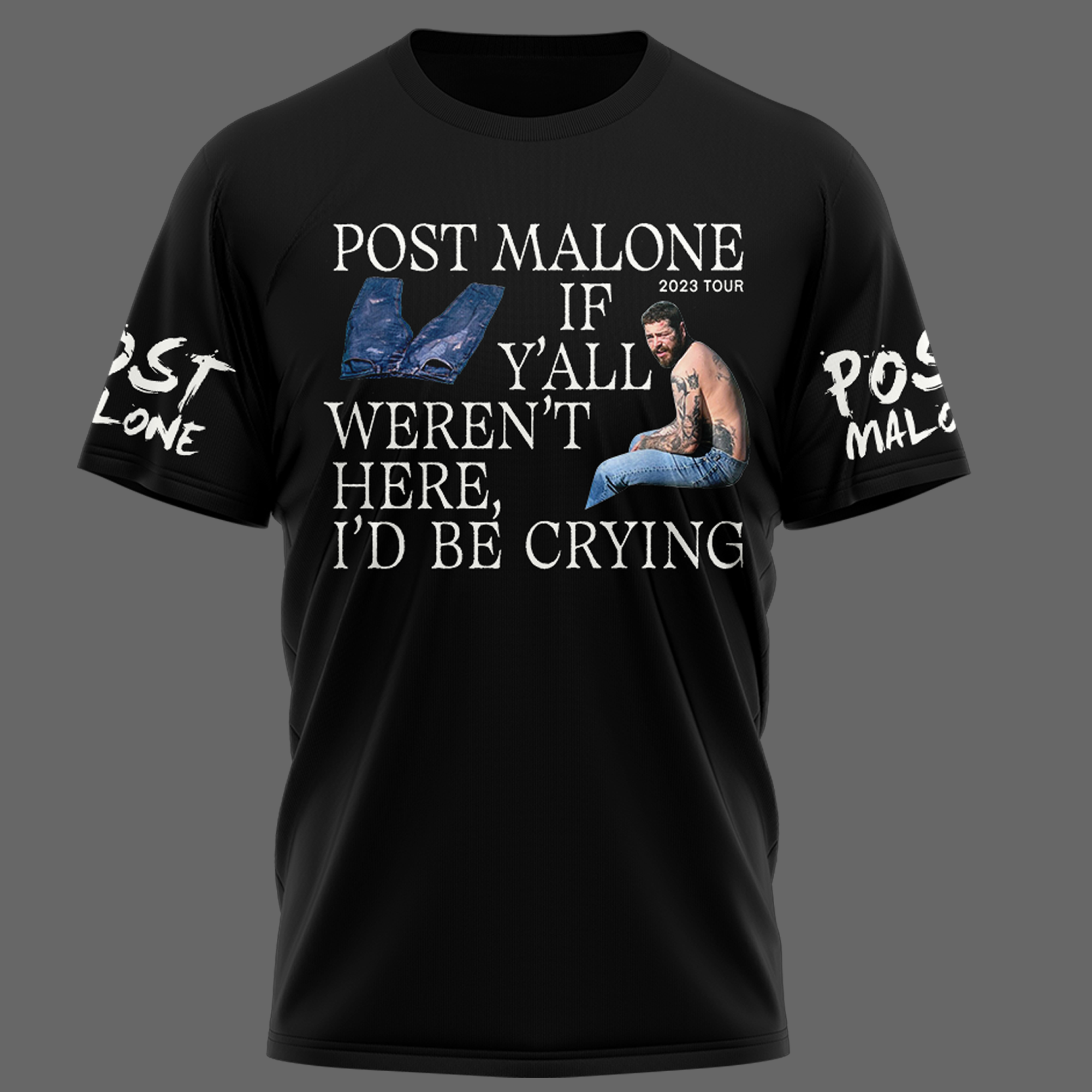 Z Post Malone Tour 2023 Baseball Jersey