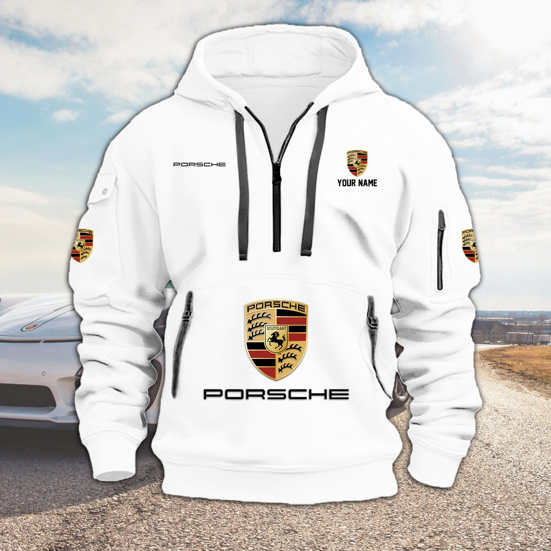 ZNVLPC2985 PORSCHE Heavy Hoodie