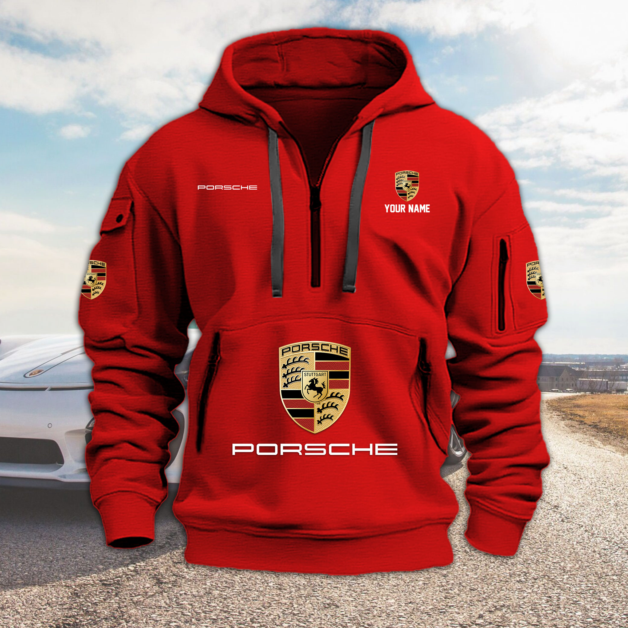 ZNVLPC2985 PORSCHE Heavy Hoodie