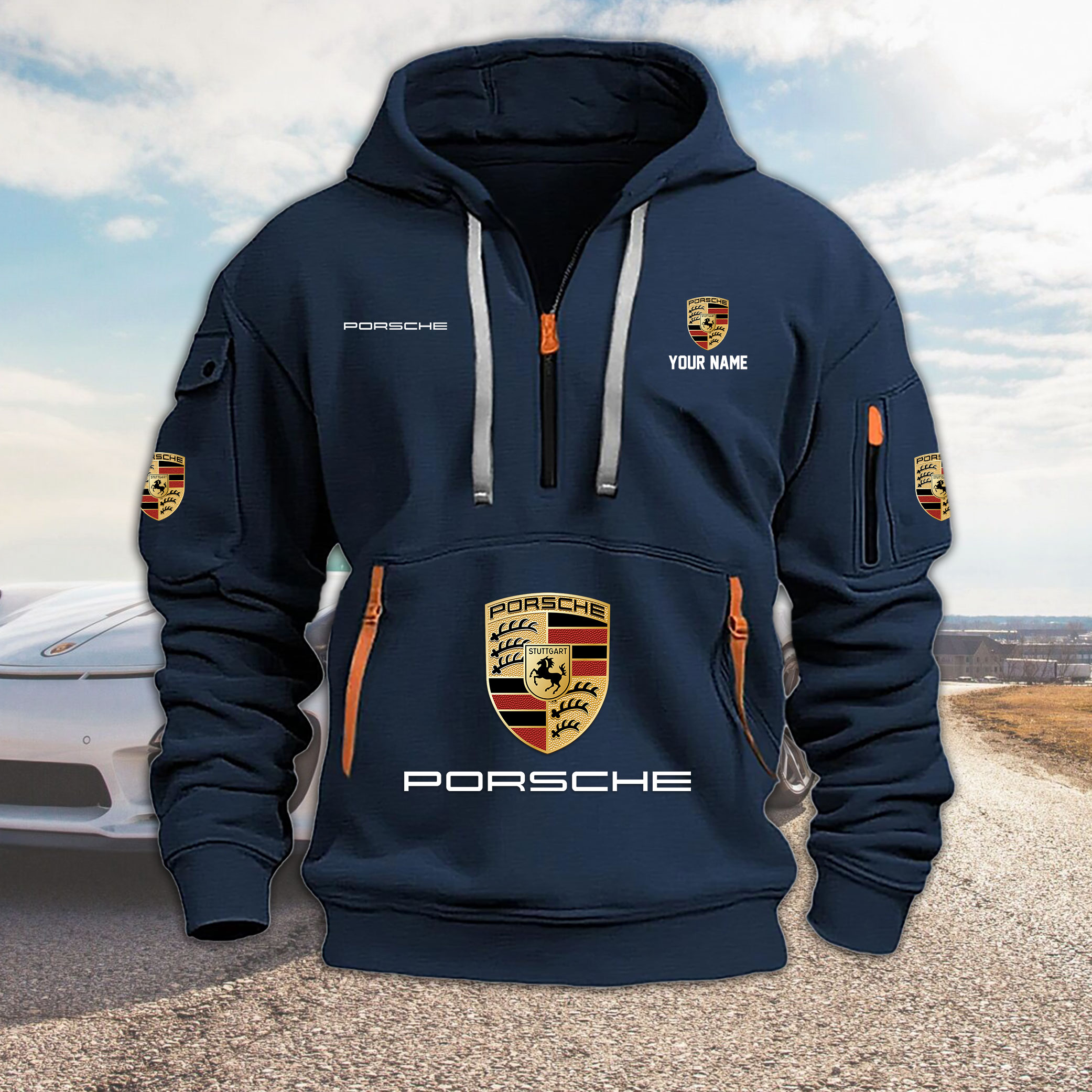 ZNVLPC2985 PORSCHE Heavy Hoodie