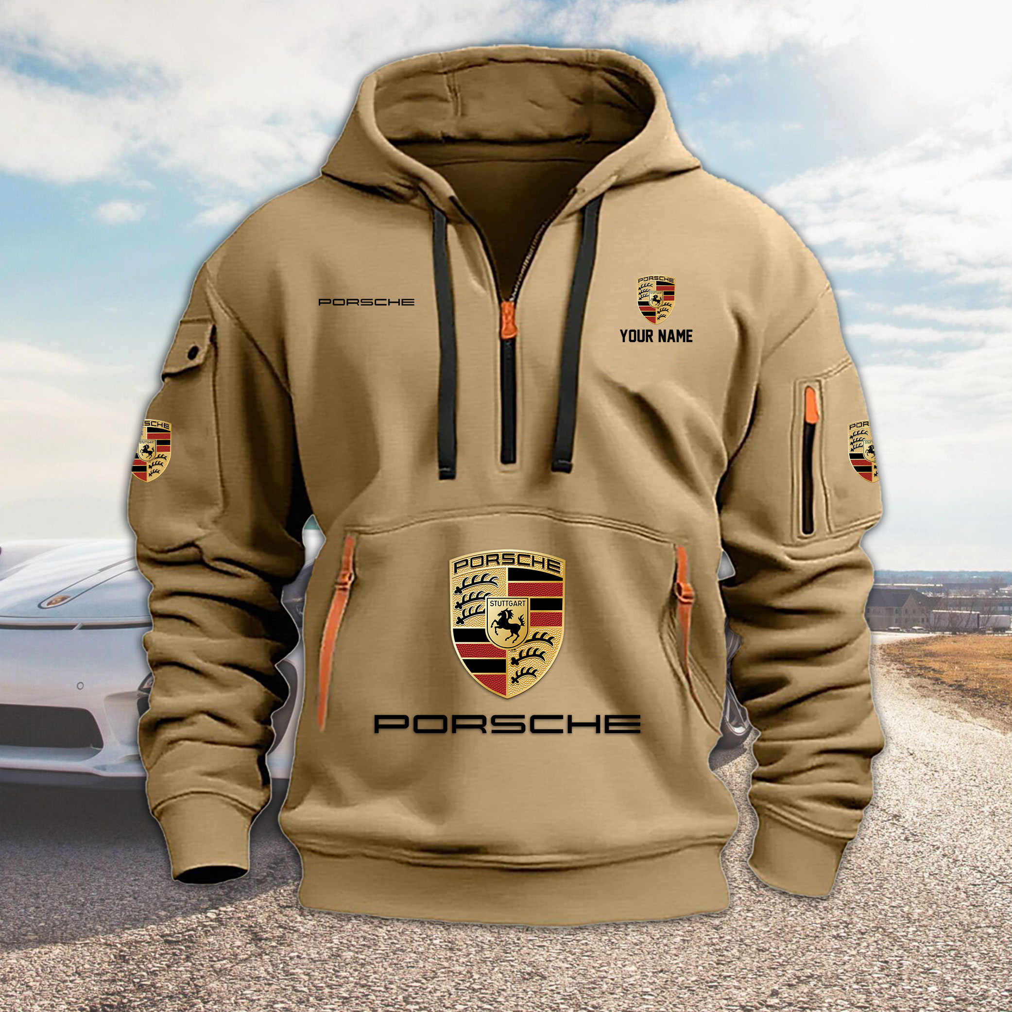 ZNVLPC2985 PORSCHE Heavy Hoodie