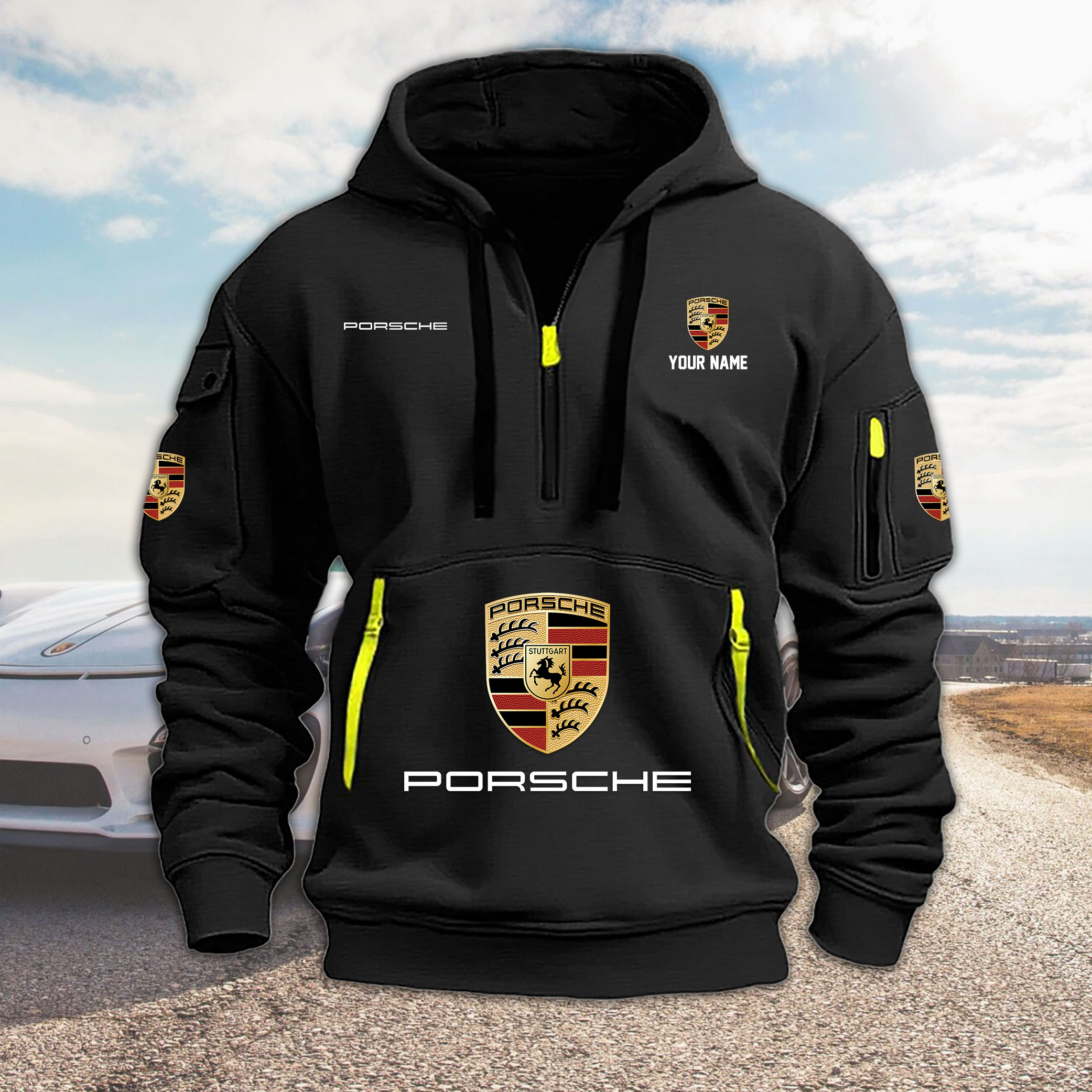 ZNVLPC2985 PORSCHE Heavy Hoodie